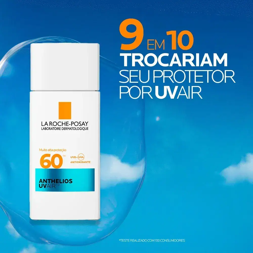 La Roche-Posay Protetor Solar Facial UvAir FPS60 45ml - Imagem 3
