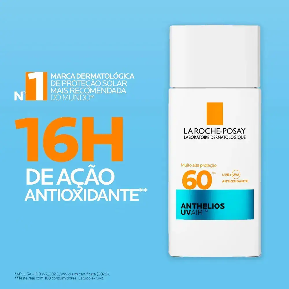 La Roche-Posay Protetor Solar Facial UvAir FPS60 45ml - Imagem 5