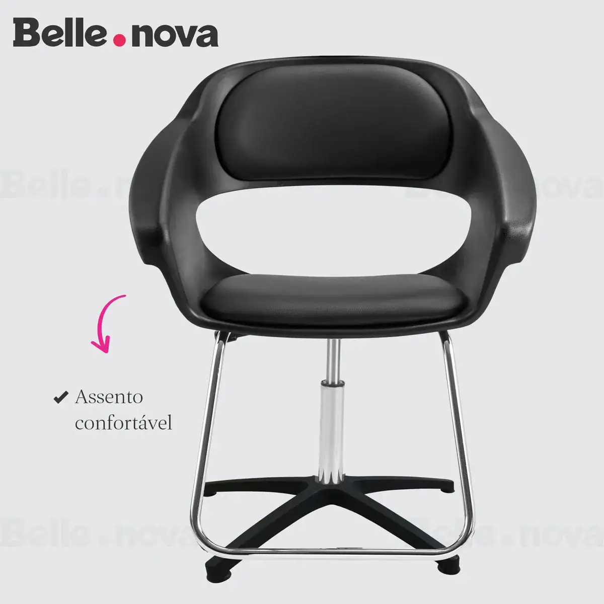 Kit Cadeira Sem Apoio De Cabeça E Lavatorio De Cabelo Champ - Imagem 2