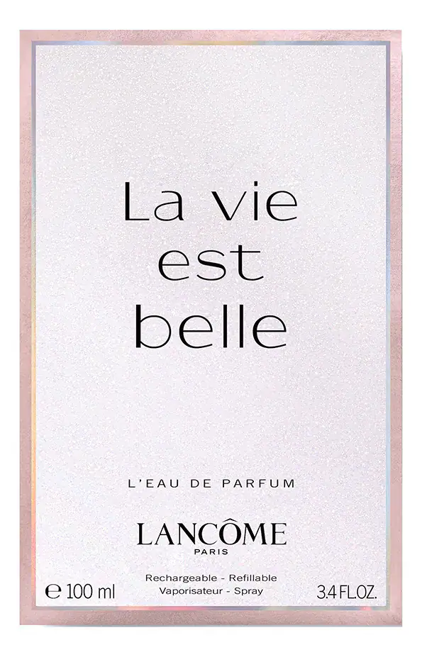 Perfume Feminino L' Eau de Parfum Fragrância Floral Gourmand Inebriante com Notas de Íris Nobre, Baunilha e Pralinê La Vie Est Belle Lancôme, Frasco com 100ml - Imagem 7