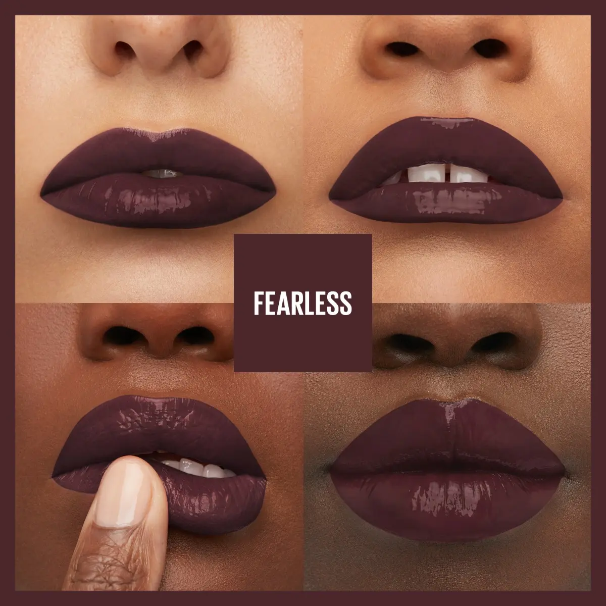 Batom Líquido Longa Duração com Efeito Gloss, Brilho Instantâneo e Acabamento Espelhado, com Fórmula Vegana e Conforto para os Lábios, Cor Fearless, Maybelline SuperStay Vinyl Ink, 4,2ml - Imagem 4