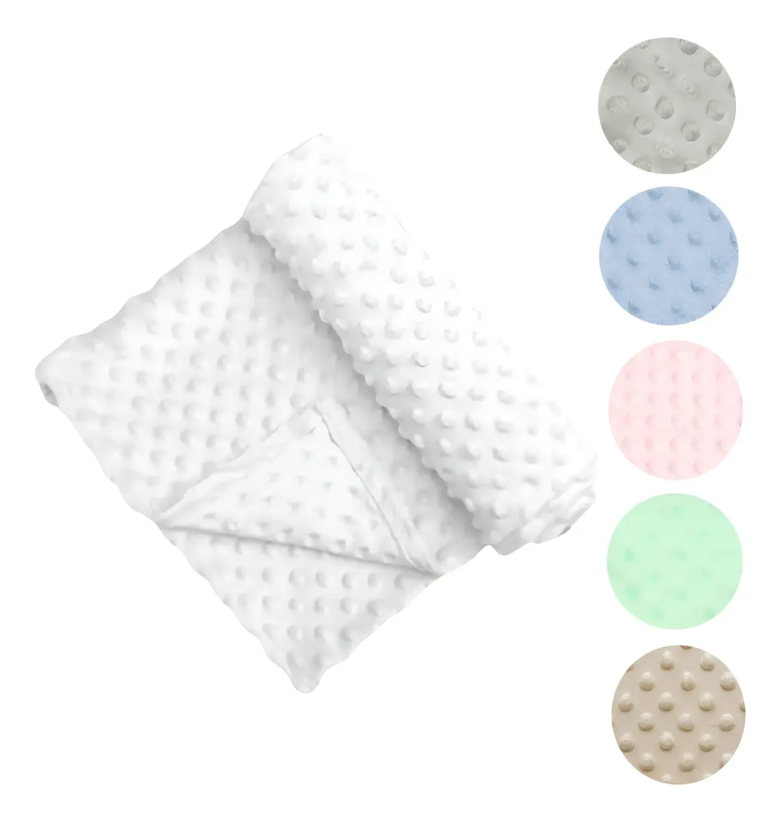 Manta Bebe Cobertor Luxo Soft Pipoquinha Antialérgica 100x75 - Imagem 5