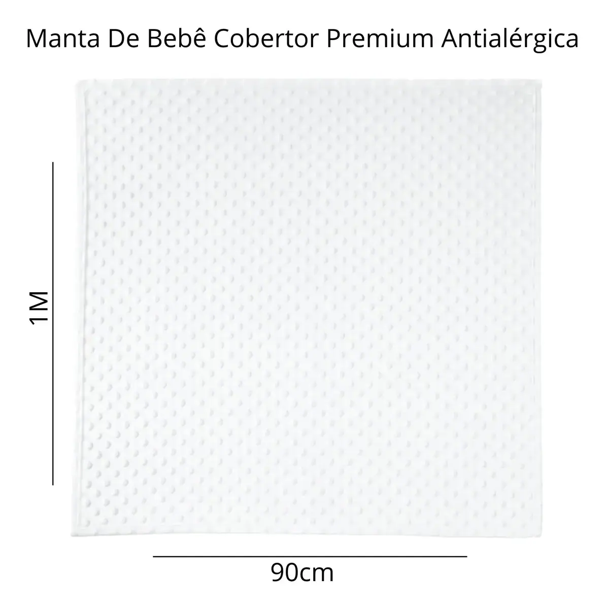 Manta Bebe Cobertor Luxo Soft Pipoquinha Antialérgica 100x75 - Imagem 4