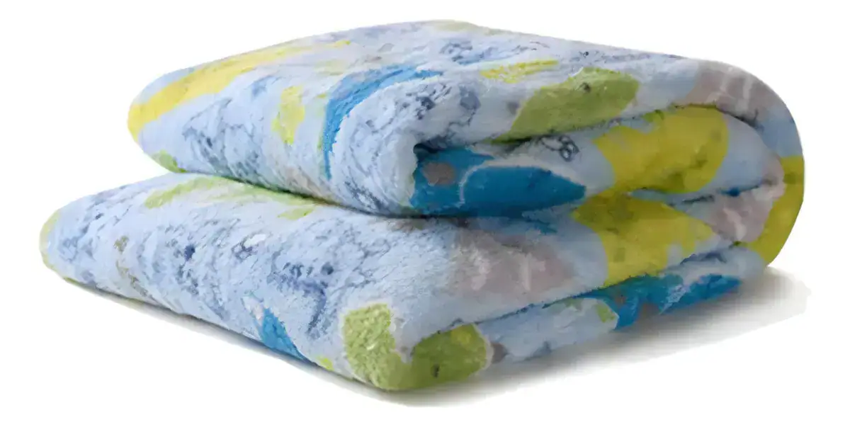 Kit 3 Mantas Cobertor Microfibra Infantil Bebê Estampada Cor Menino - Imagem 2