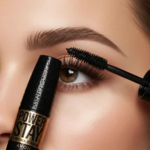 Máscara Para Cílios Avon Power Stay À Prova D'água 10ml Cor Preto