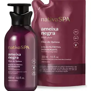 Combo Nativa Spa Ameixa Negra Loção Hidratante 400ml+ Refil