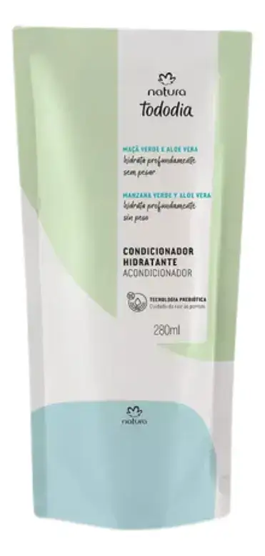 Refil Condicionador Hidratante Natura Tododia Maçã e Aloe 280 Ml - Imagem 4