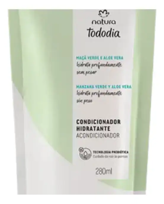 Refil Condicionador Hidratante Natura Tododia Maçã e Aloe 280 Ml - Imagem 3