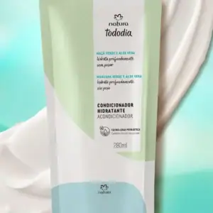 Refil Condicionador Hidratante Natura Tododia Maçã e Aloe 280 Ml