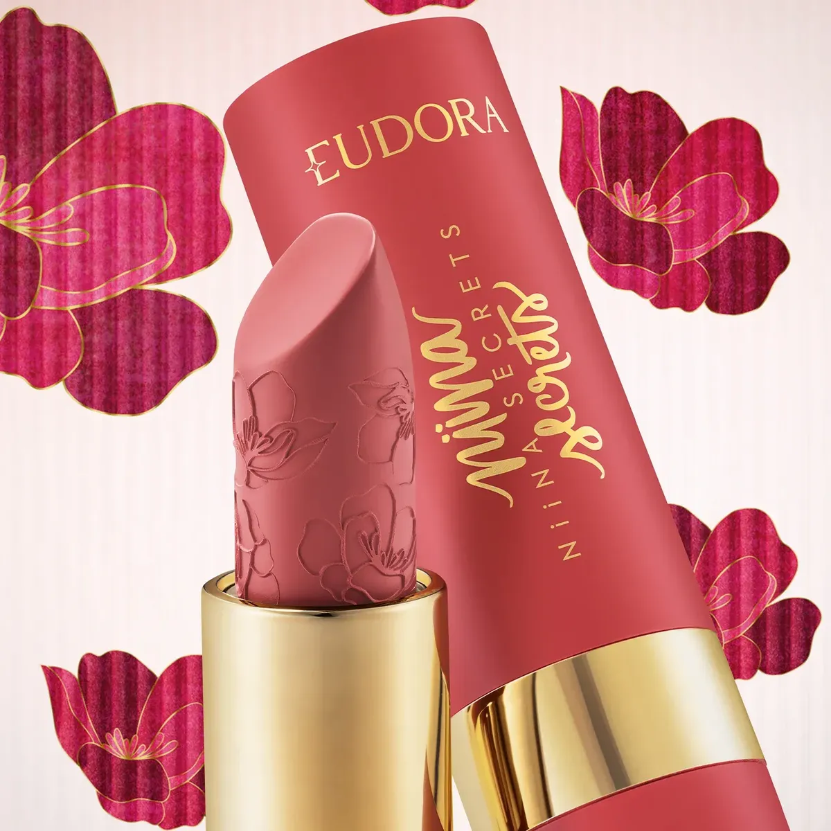 Batom Niina Secrets Soft Petals Eudora Original 3,8g