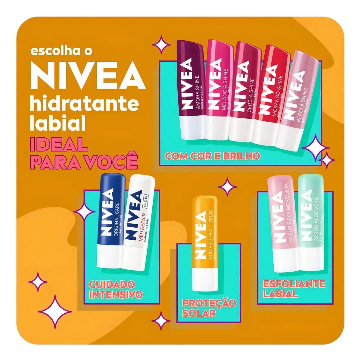 Protetor solar Nivea FPS 30 1 unidade de 5.5 mL 4,8 g - Imagem 2