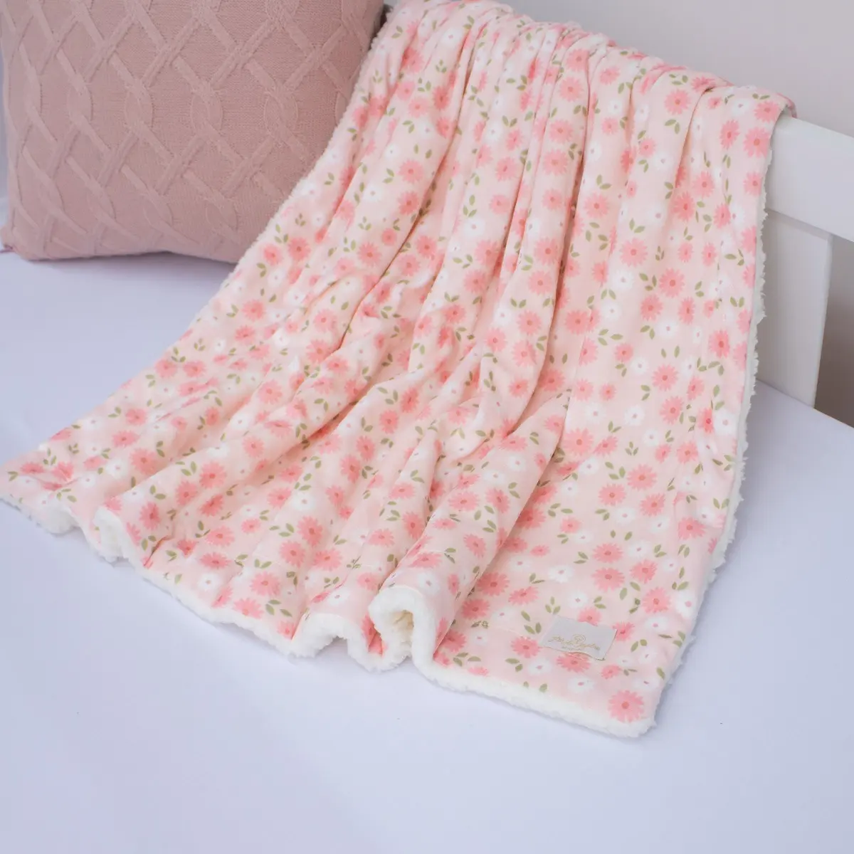 Cobertor Para Bebe Peluciado Manta Infantil Quente De Frio - Imagem 3