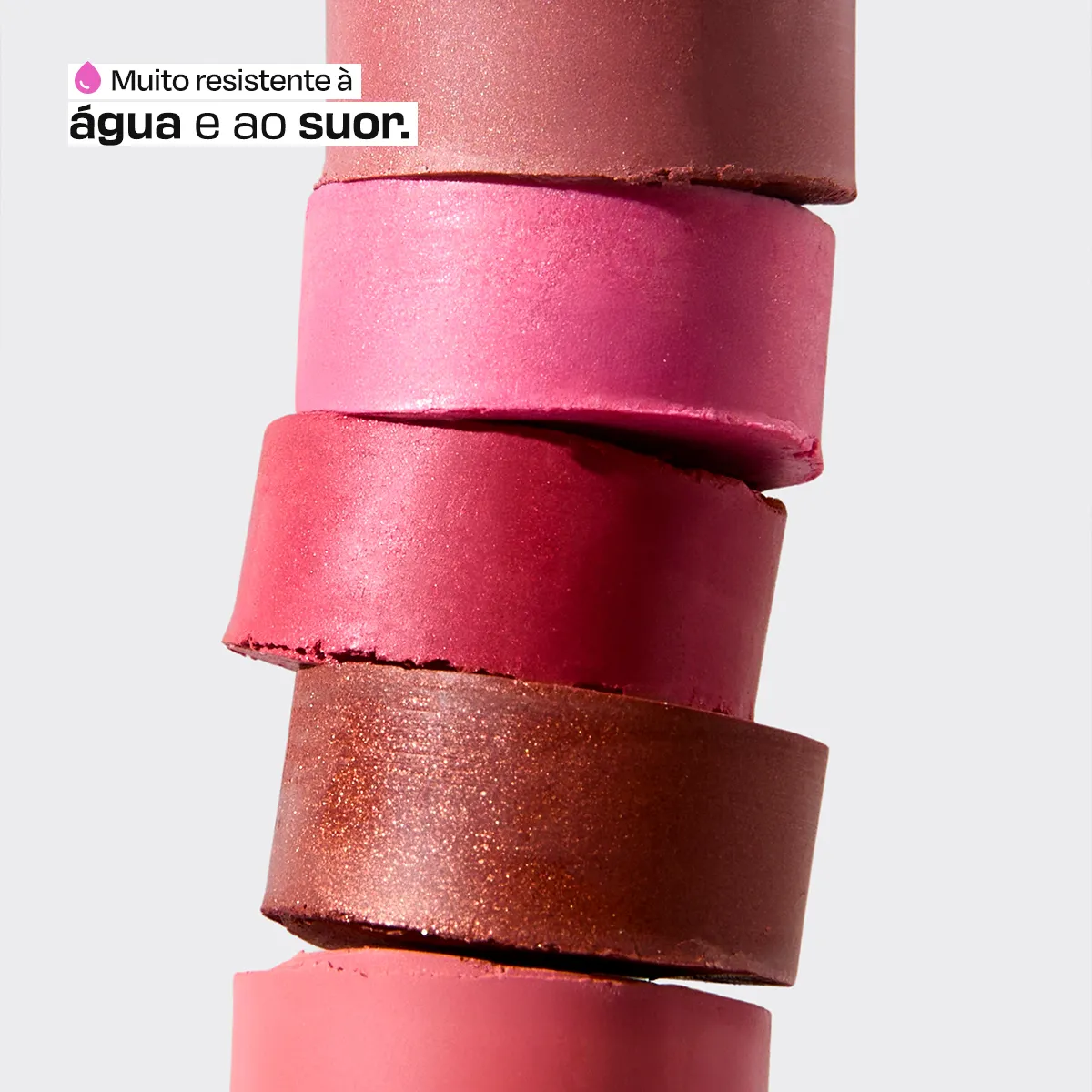 Blush Bastão Fps30 Alta Duração Pink Cheeks - Soft Peach - Imagem 3