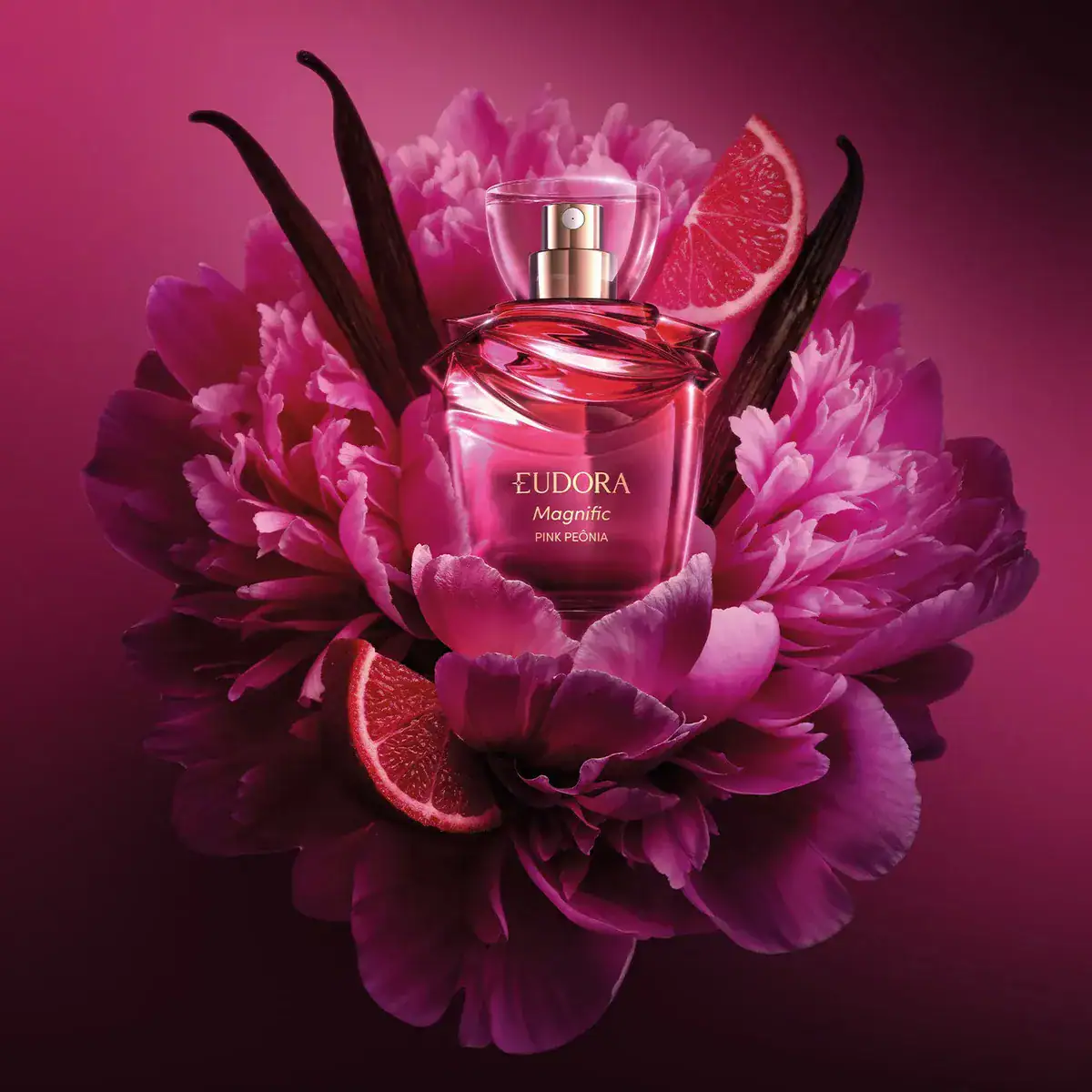 Eudora Magnific Pink Peônia Colônia - 75ml - Imagem 4