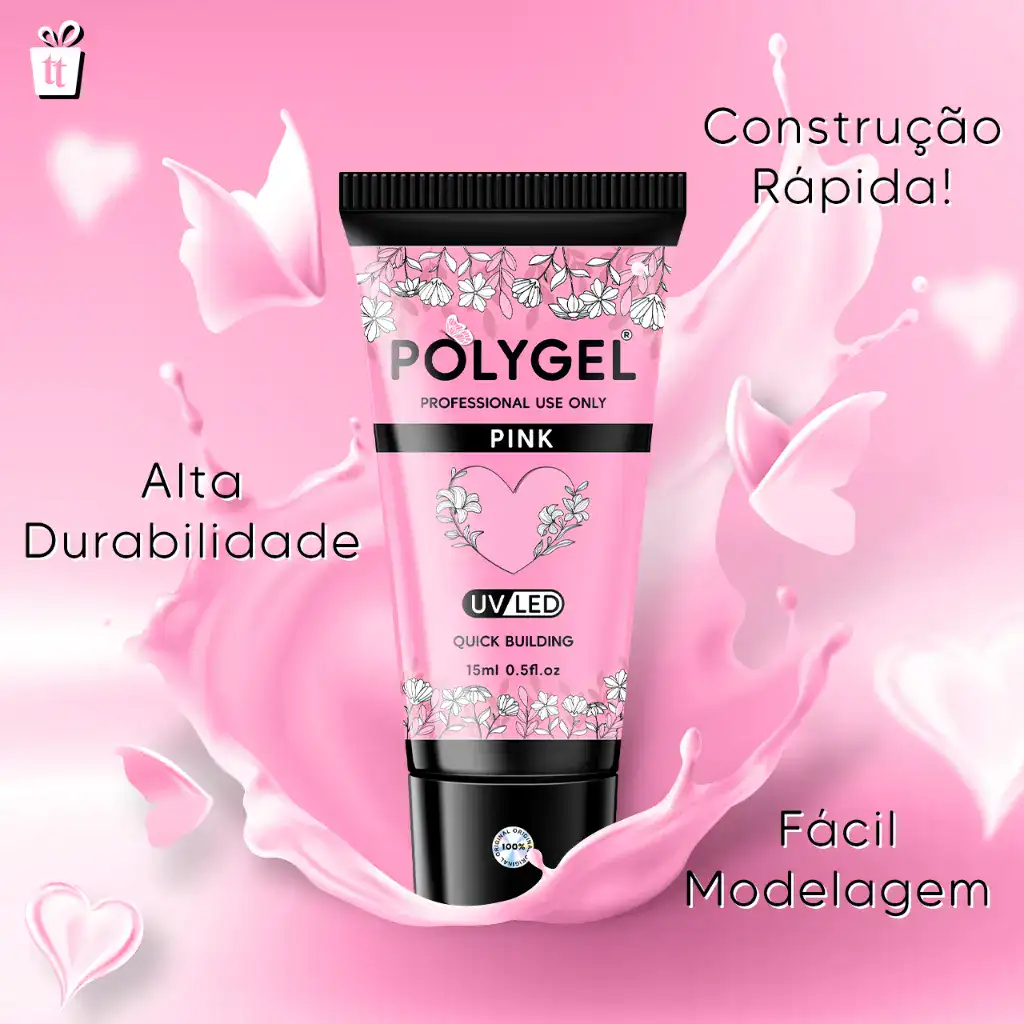 Kit Unhas Polygel Cabine Sun Mini Caneta Óleo Presilha Lixa - Imagem 3