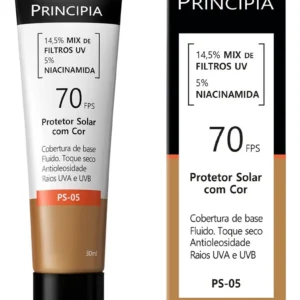 PRINCIPIA, Protetor Solar Facial FPS70 PS-05 Cor 4.0 c/ 30ml