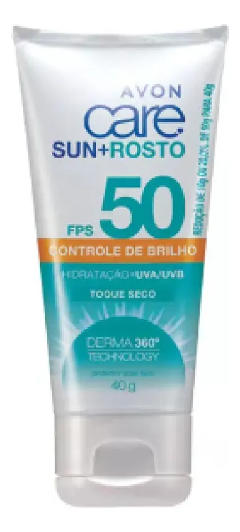 Protetor Solar De Rosto Controle De Brilho Fps 50 40g Avon - Imagem 6