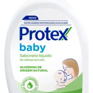 Sabonete líquido Protex Baby glicerina origem Natural com dispensador 200 ml