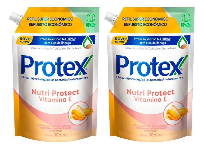 Sabonete Líquido Protex Proteção Vitamina E 900ml - Imagem 3