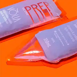 Refil Prep Nail Sachê Higienizante Para Unhas 350 Ml, Vòlia