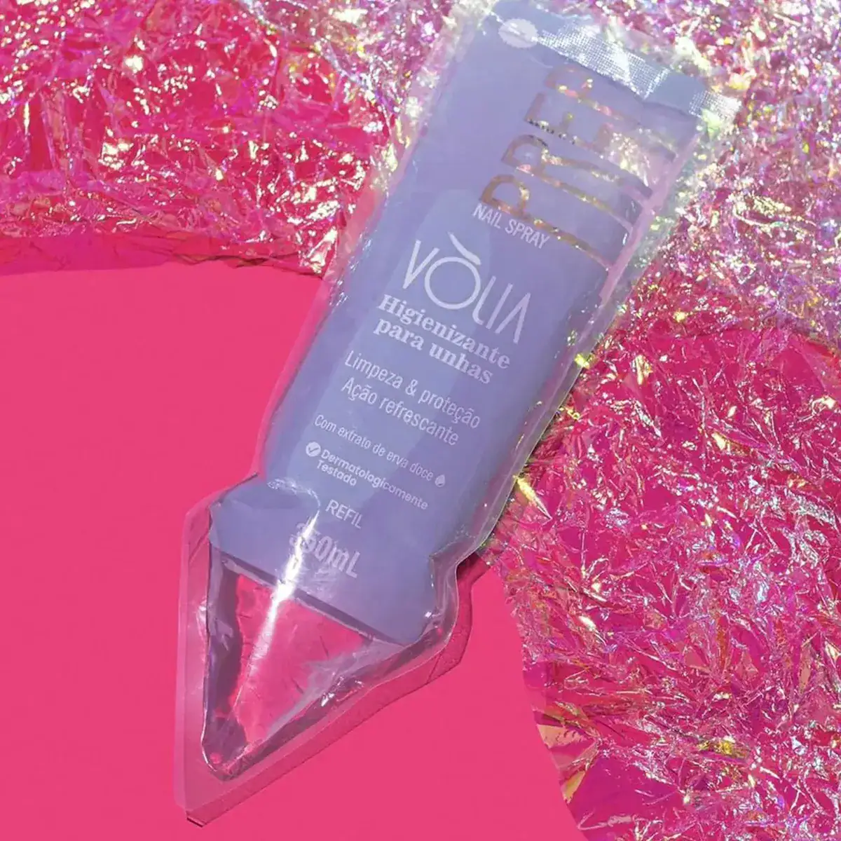 Refil Prep Nail Sachê Higienizante Para Unhas 350 Ml, Vòlia - Imagem 4