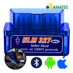 Scanner Automotivo Bluetooth Obd2 Eml 327 Android Ios Obdii