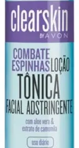 Loção Tônica Facial Adstringente Clearskin 200ml - Avon Tipo de pele Mista/Oleosa