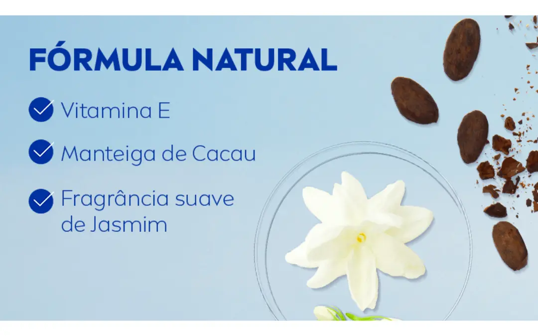 NIVEA Sabonete Vegetal Nutrição Da Natureza Manteiga De Cacau & Jasmim 80g, Limpeza Delicada, Banho, Pele Macia e Hidratada, Fórmula Natural - Imagem 2