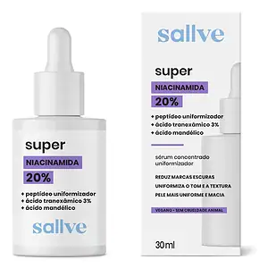 Sérum Facial Super Niacinamida 20% 30ml Sallve