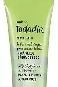 Gloss Labial Natura Tododia Maçã Verde E Água De Coco 10ml