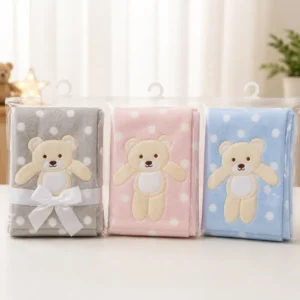 Cobertor Manta Bebê Soft Antialérgica Macia Ursinho Enxoval