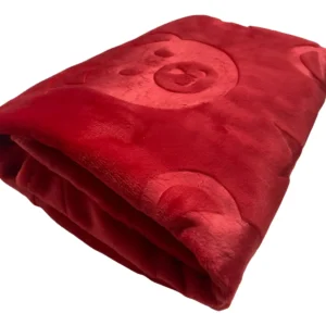 Cobertor Infantil Antialérgico Bebê Manta Luxo Menino Menina Cor Vermelho
