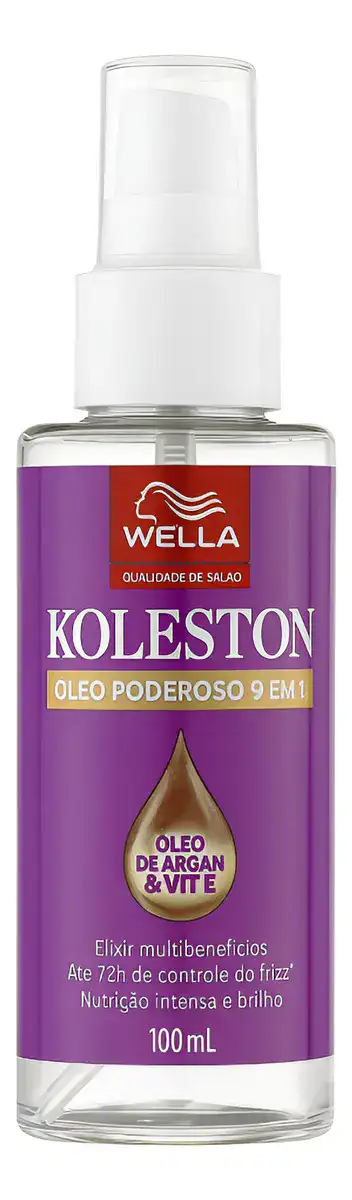 Óleo Poderoso 9 Em 1 Wella Koleston 100ml - Imagem 5