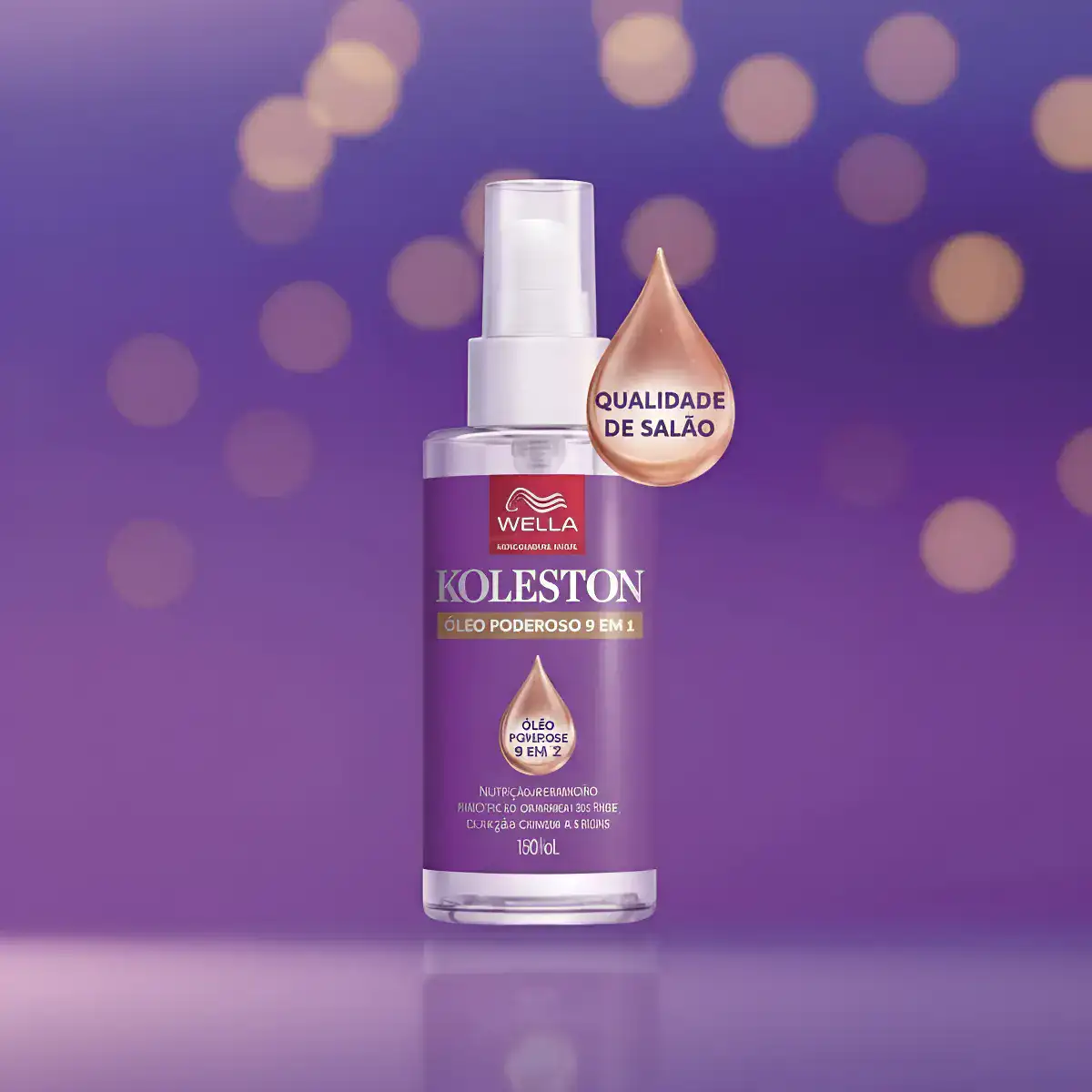 Óleo Poderoso 9 Em 1 Wella Koleston 100ml - Imagem 3