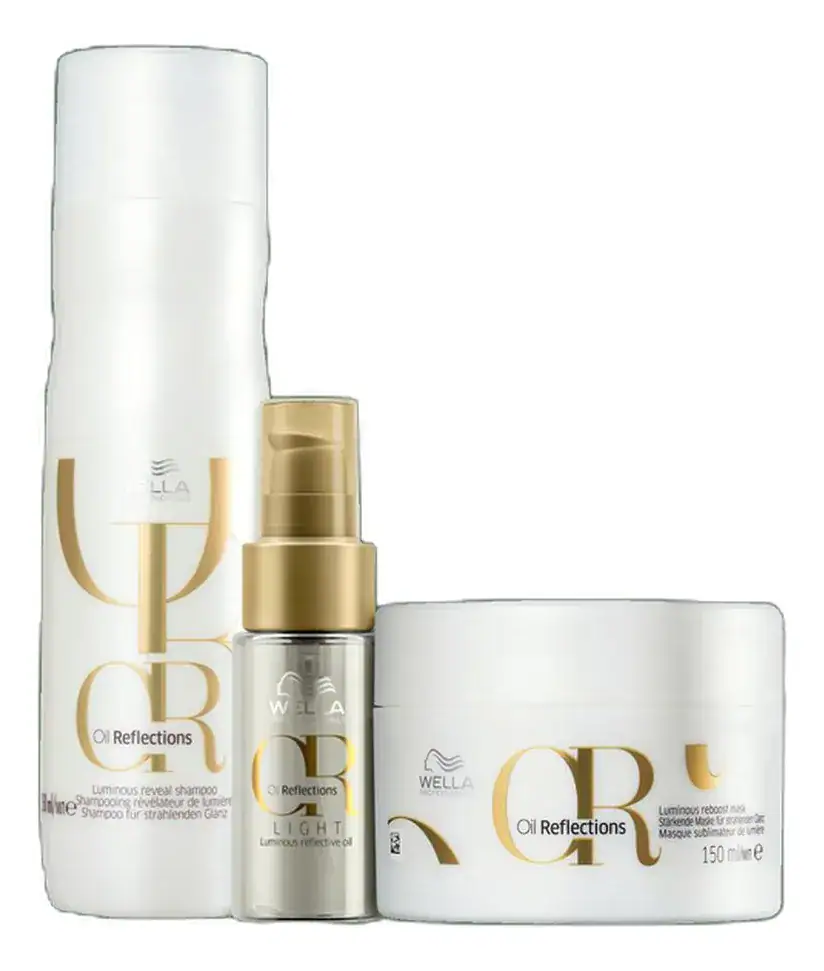 Kit Wella Professionals Oil Reflections Trio (3 Produtos)