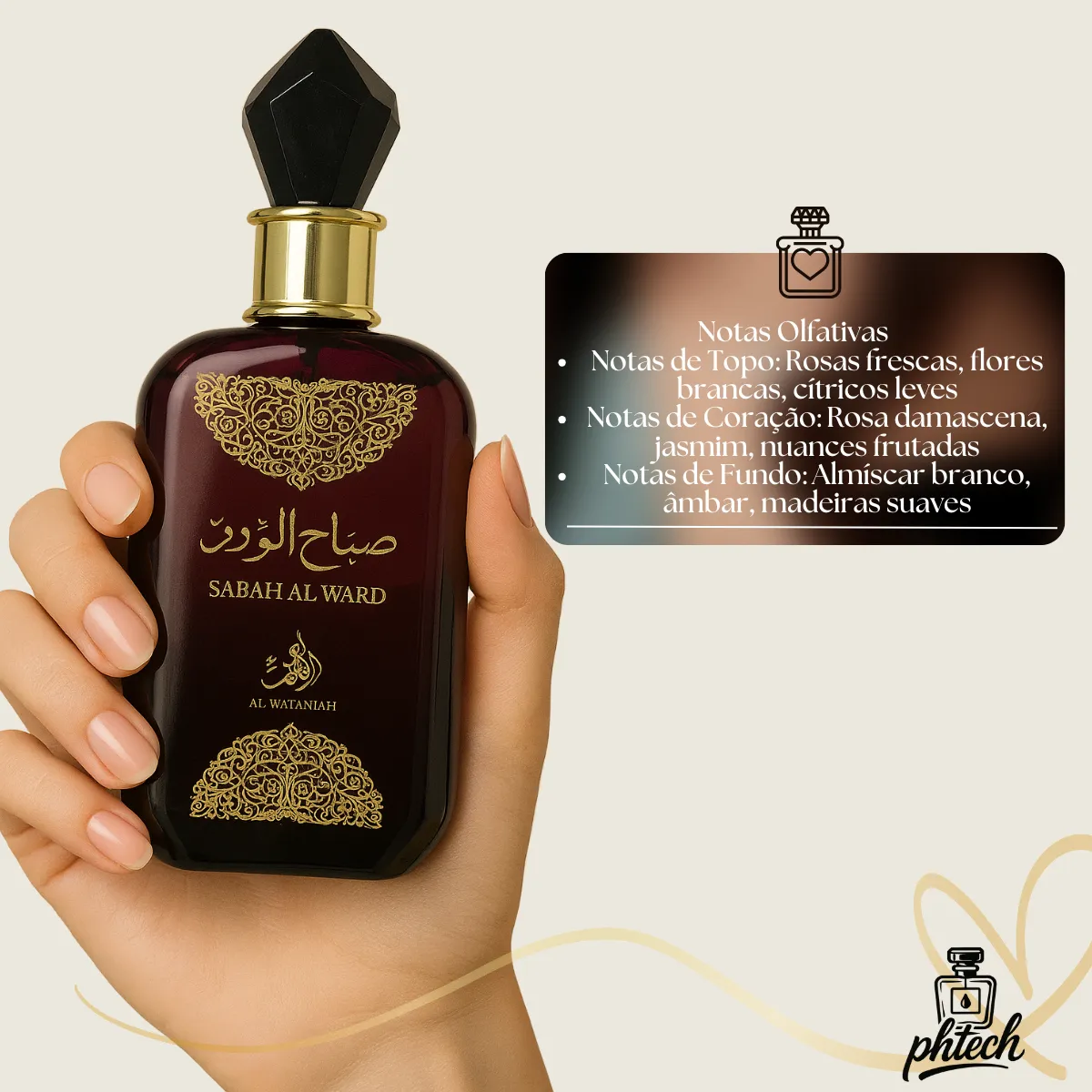 Perfume Sedutor Árabe Sabah 100ml Original Feminino - Imagem 3