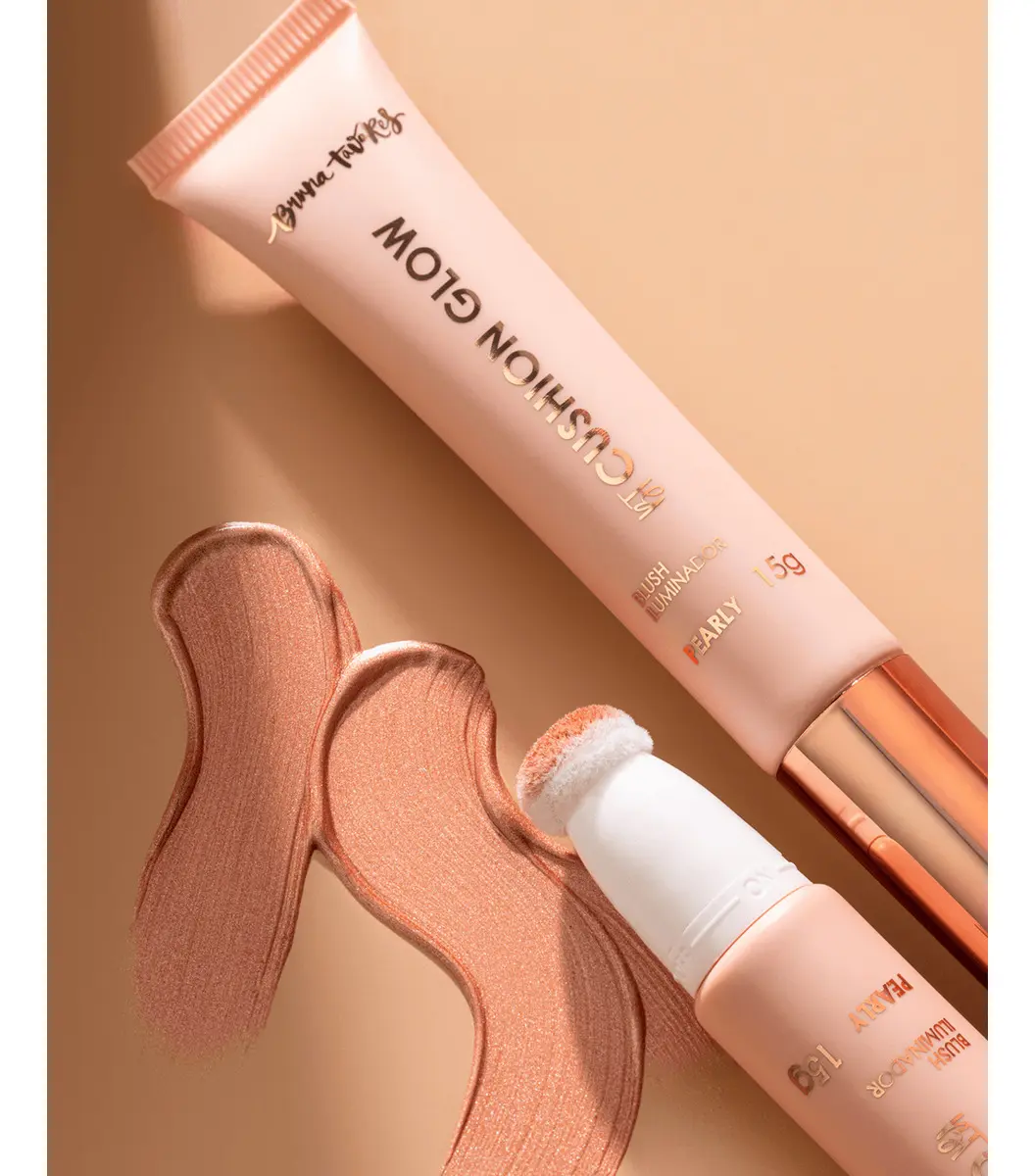 Blush - Bruna Tavares - Bt Cushion Glow Multifuncional 15ml Tom Da Maquiagem Pearly - Imagem 7