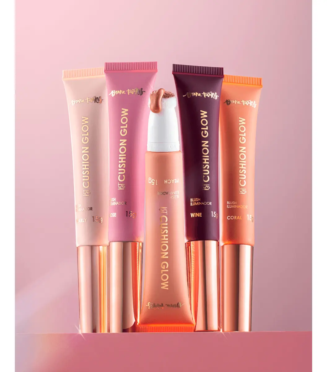 Blush - Bruna Tavares - Bt Cushion Glow Multifuncional 15ml Tom Da Maquiagem Pearly