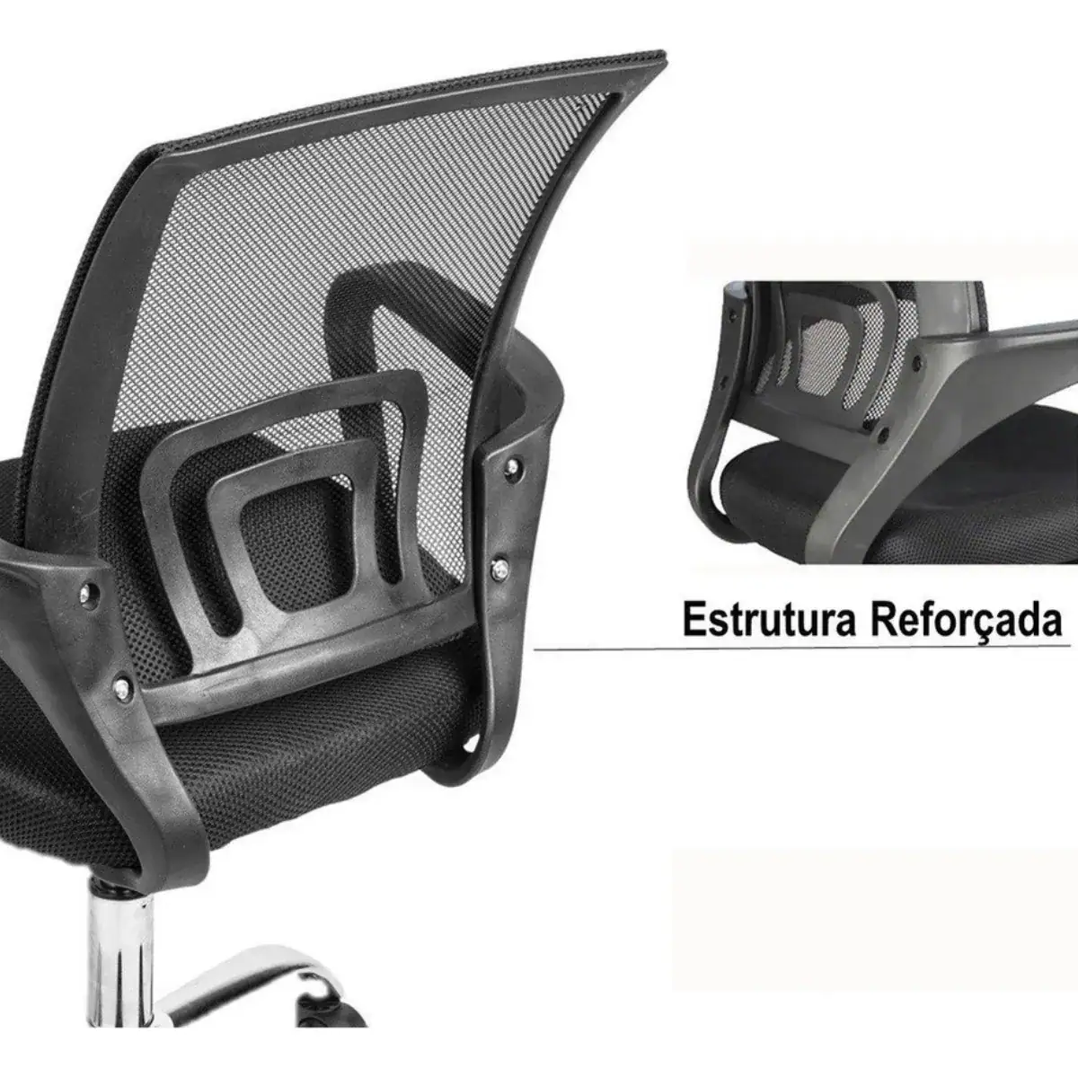 Cadeira Escritório Ergonômica Giratória Az1001 Envio Full - Imagem 4