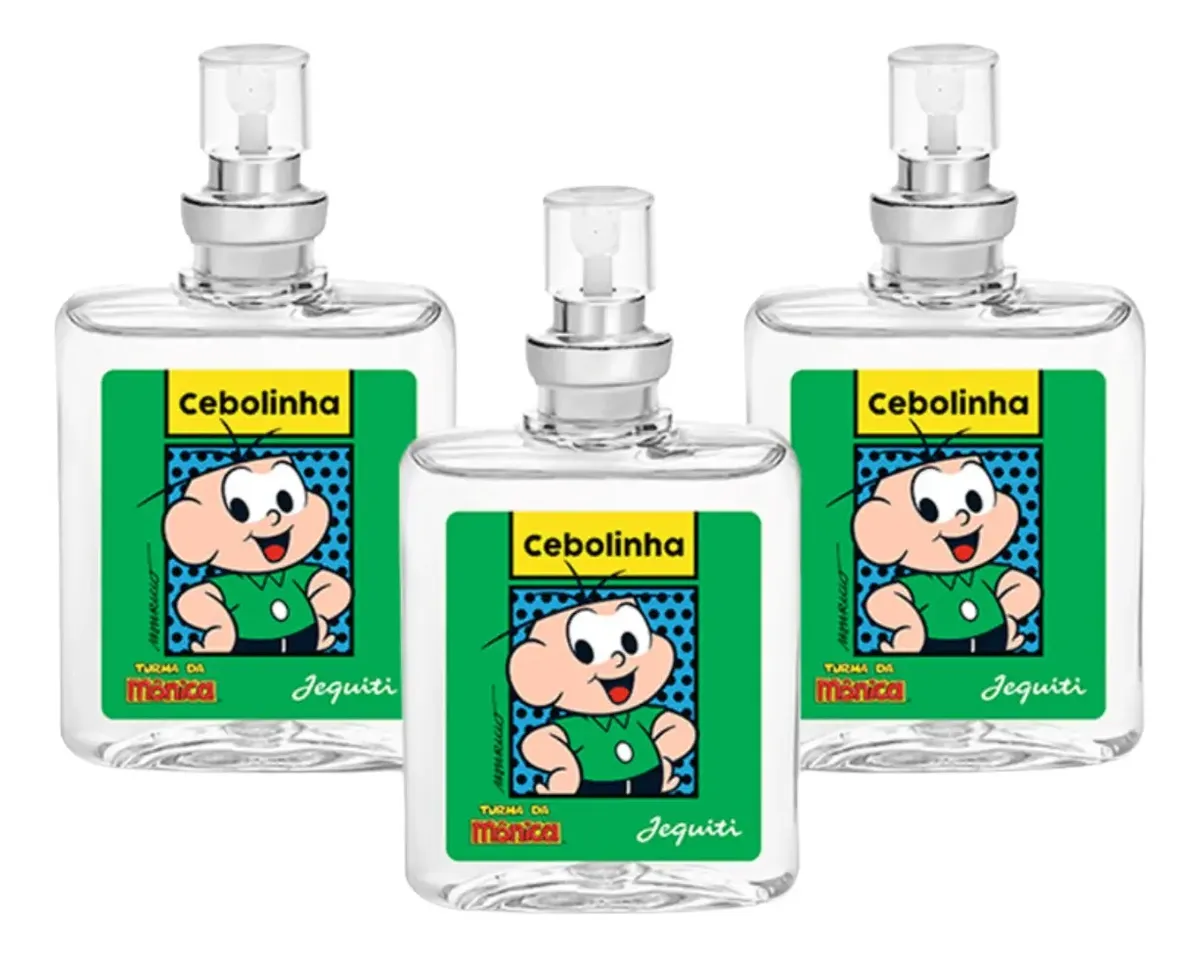 Kit Desodorante Colônia Cebolinha 25ml (3 Unidades) -jequiti - Imagem 5