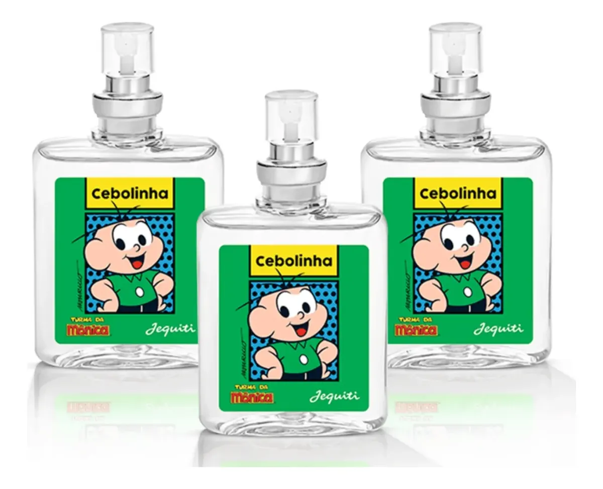 Kit Desodorante Colônia Cebolinha 25ml (3 Unidades) -jequiti - Imagem 3