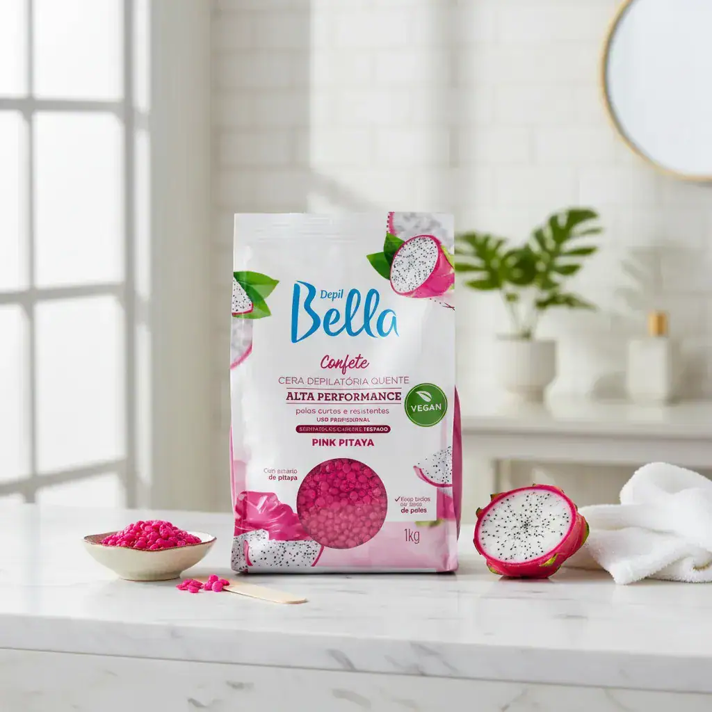 Cera Depilatória Quente Confete Pitaya Depil Bella - 1kg - Imagem 3