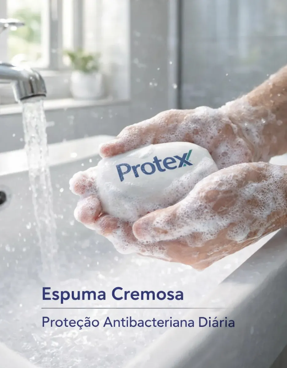 Kit 02 Sabonete Barra Protex Complete 12 Antibacteriano 85g - Imagem 2