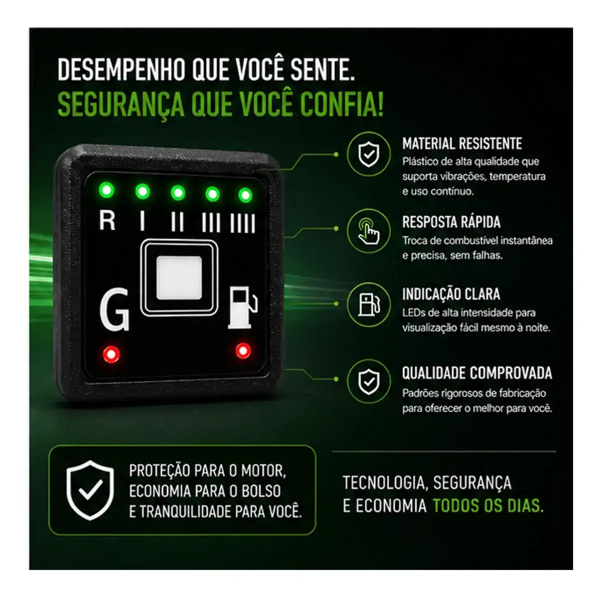 Chave Comutadora Gnv 5a Geração Mp48 Compatível Universal - Imagem 6