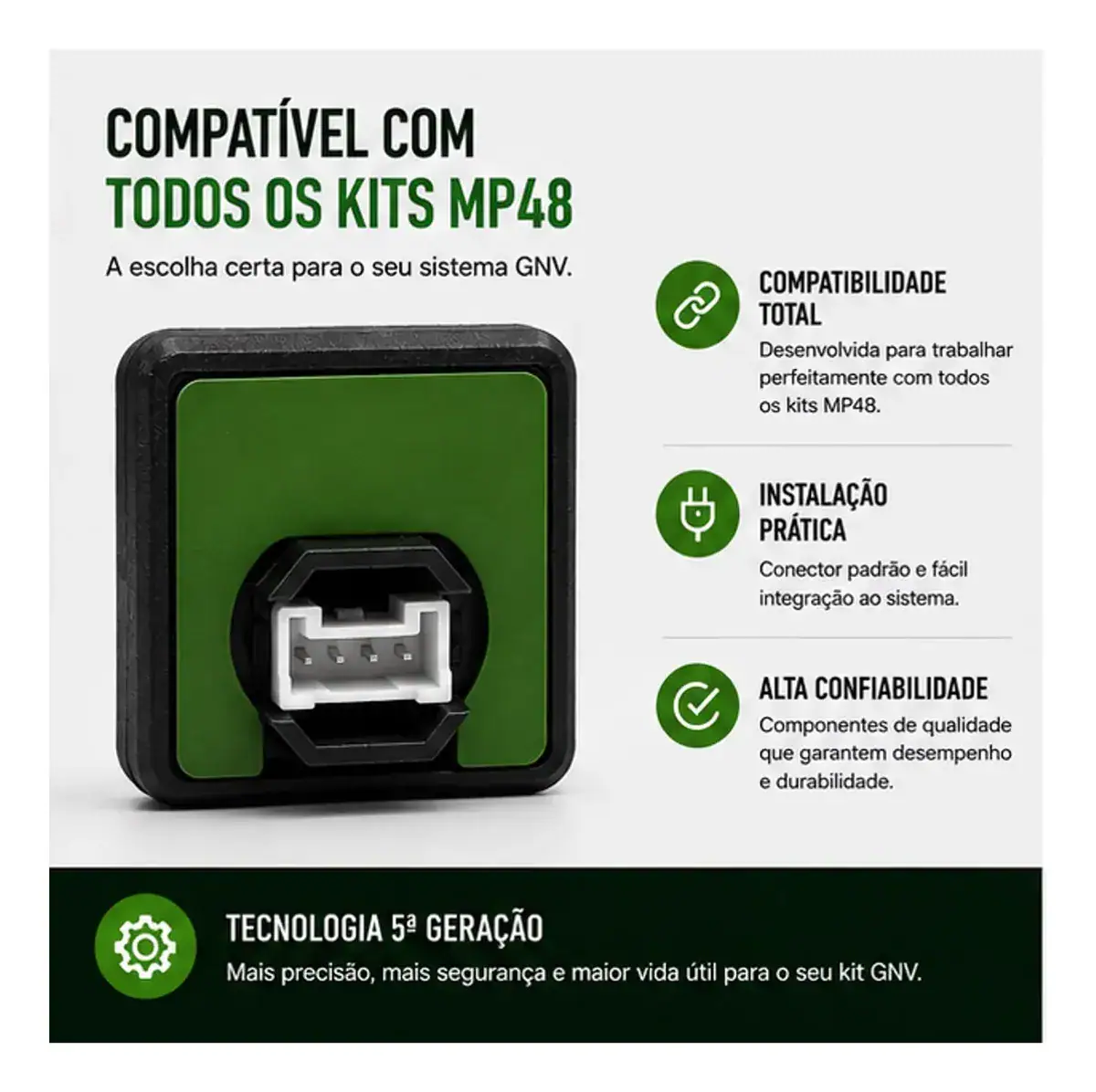 Chave Comutadora Gnv 5a Geração Mp48 Compatível Universal - Imagem 3