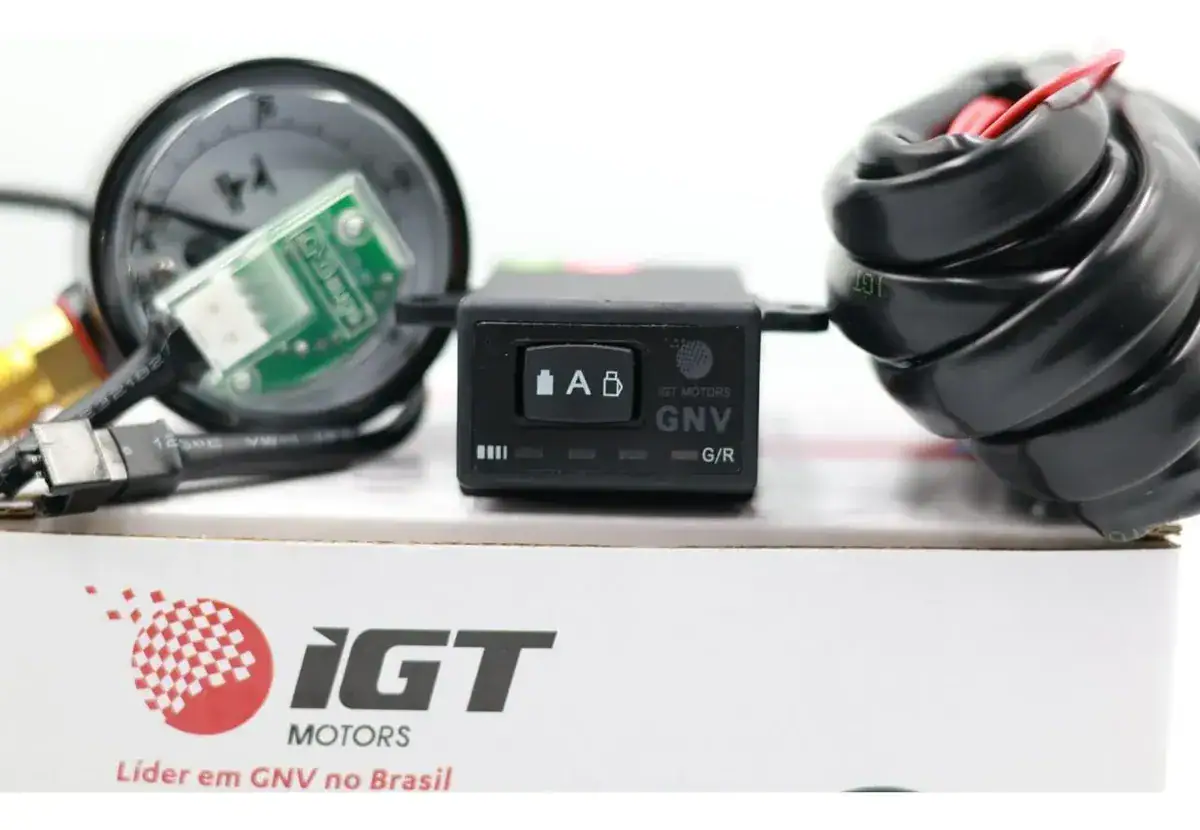 Conjunto Elétrico Gnv Igt D1000c Caixinha Chicote Manômetro - Imagem 5