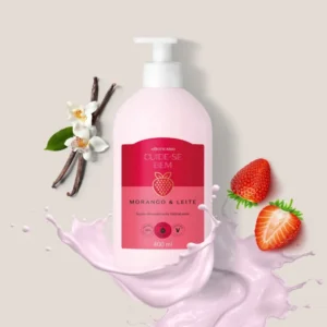 O Boticario Creme Corporal Cuide Se Bem Morango E Leite 400