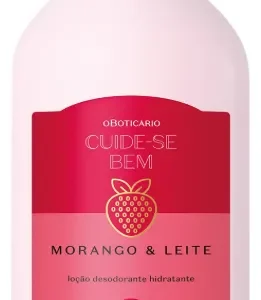 O Boticario Creme Corporal Cuide Se Bem Morango E Leite 400