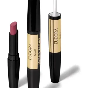 Batom Líquido Matte Eudora Glam Micro Plump Nude Longa Duração