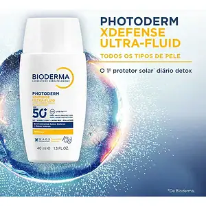 Protetor Solar Facial Ultrafluido Bioderma Photoderm XDefense FPS 60 Invisível 40ml